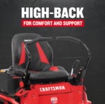 CRAFTSMAN Z5800 | 54in 24HP Zero-Turn Riding Mower | 24 HP Kohler Engine | High-Back Seat (17RRFACW093) - Image 6