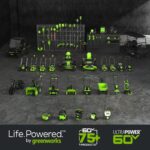 60V 42″ Cordless Battery CrossoverT Riding Lawn Mower + Bagger, (6) 8.0 Ah Batteries and (3) Dual-Port Turbo Chargers - Image 17