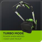 60V 25″ Cordless Battery Dual Blade Self-Propelled Lawn Mower w/ Two (2) 4.0Ah Batteries & Dual-Port Charger - Image 8