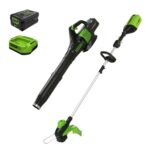 60V 25″ Dual Blade Self-Propelled Mower 5-pc Combo Kit, (3) 4.0 Ah Batteries, (1) Single Port Chargers and (1) Dual-Port Charger - Image 7
