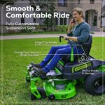 60V 42” Electric CrossoverZ Zero Turn Mower with (6) 8 Ah Batteries and (3) Dual Port Turbo Chargers - Image 13