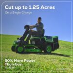 60V 30” CrossoverT Riding Lawn Tractor with (2) 8.0 Ah, (2) 4.0 Ah Batteries & 600-Watt Charger - Image 14