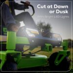 60V 42″ Electric CrossoverZ Zero Turn Mower with (4) 8 Ah Batteries and (2) Dual-Port Turbo Chargers - Image 16