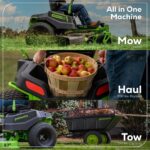 60V 42″ Electric CrossoverZ Zero Turn Mower with (4) 8 Ah Batteries and (2) Dual-Port Turbo Chargers - Image 18