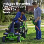 60V 30” CrossoverT Riding Lawn Tractor with (2) 8.0 Ah, (2) 4.0 Ah Batteries & 600-Watt Charger - Image 17