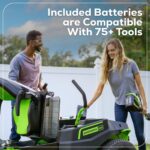 60V 42″ Electric CrossoverZ Zero Turn Mower with (4) 8 Ah Batteries and (2) Dual-Port Turbo Chargers - Image 19