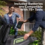 60V 42″ Cordless Battery CrossoverT Riding Lawn Mower, (4) 8.0 Ah Batteries and (2) Dual-Port Turbo Chargers - Image 18