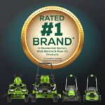 60V 42″ Cordless Battery CrossoverT Riding Lawn Mower: (6) 8.0 Ah Batteries and (3) Dual-Port Turbo Chargers - Image 4