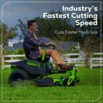 60V 42” Electric CrossoverZ Zero Turn Mower with (6) 8 Ah Batteries and (3) Dual Port Turbo Chargers - Image 8