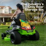 60V 42″ Cordless Battery CrossoverT Riding Lawn Mower, (4) 8.0 Ah Batteries and (2) Dual-Port Turbo Chargers - Image 9