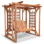 Cedar Pergola Garden Arbor - Image 3