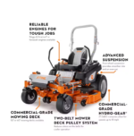 STI RZ552KD 52″ ZERO TURN, KAWI Zero Turn Lawnmower - Image 2