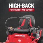 CRAFTSMAN Z5200 | 42 in Gas Zero-Turn Riding Lawn Mower | 20HP Kohler 7000 Twin-Cylinder Engine | High Back Seat (17RRFACS093) - Image 7