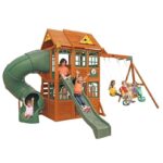 Charleston Lodge Wooden Swing Set / Playset - Image 7