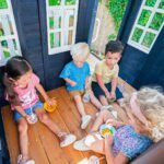 Cozy Escape Playhouse – Navy – Installation Available - Image 6