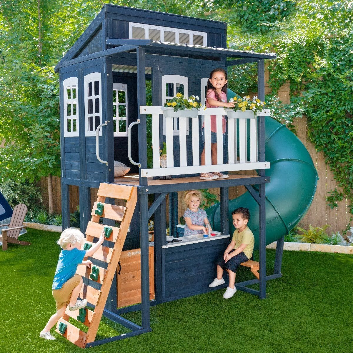 p280147_rsm_2.jpg Cozy Escape Playhouse – Navy – Installation Available - Image 1